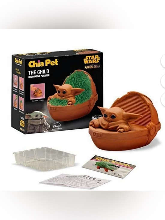 Chia Pet / Joseph Enterprises Other - Chia Pet Star Wars The Mandalorian The Child Baby Yoda Decorative Planter NIB